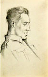 A Man\'s Head in Profile