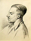 A Man\'s Head in Profile, Facing Left
