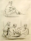 Sitting Around the Barracks
